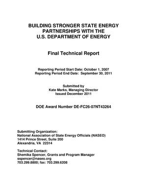Building Stronger State Energy Partnerships with the U.S. Department of Energy
