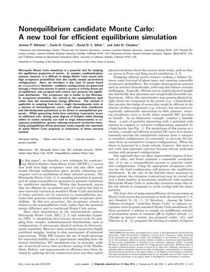 Nonequilibrium candidate Monte Carlo: A new tool for efficient equilibrium simulation