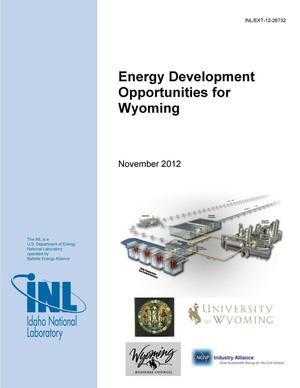 Energy Development Opportunities for Wyoming