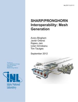 SHARP/PRONGHORN Interoperability: Mesh Generation