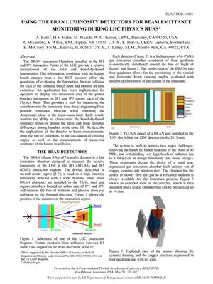 Using the BRAN Luminosity Detectors for Beam Emittance Monitoring During LHC Physics Runs