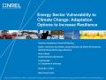 Presentation: Energy Sector Vulnerability to Climate Change: Adaptation Options to …