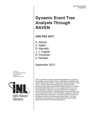 Dynamic Event Tree Analysis Through RAVEN