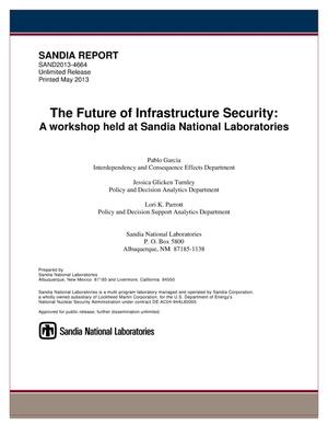 The future of infrastructure security : a workshop held at Sandia National Laboratories.