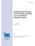 Report: Safety Design Strategy for the Remote Handled Low-Level Waste Disposa…