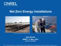 Presentation: Net Zero Energy Installations