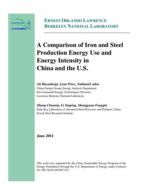 A Comparison of Iron and Steel Production Energy Use and Energy Intensity in China and the U.S.