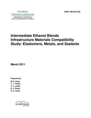 Intermediate Blends Infrastructure Materials Compatibility Study