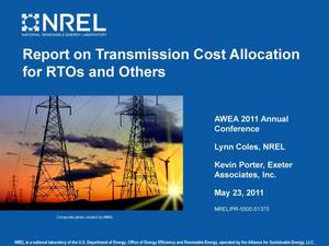 Report on Transmission Cost Allocation for RTOs and Others