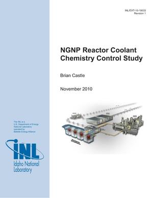 NGNP Reactor Coolant Chemistry Control Study