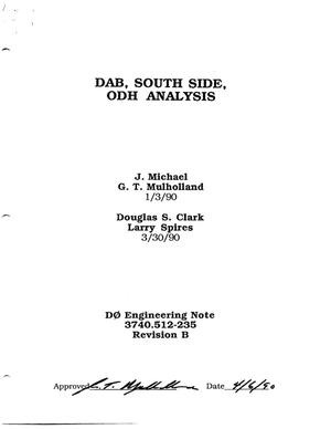 DAB, South Side, ODH Analysis
