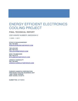 Energy Efficient Electronics Cooling Project