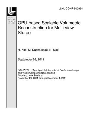 GPU-based Scalable Volumetric Reconstruction for Multi-view Stereo