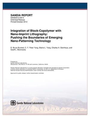 Integration of block-copolymer with nano-imprint lithography : pushing the boundaries of emerging nano-patterning technology.
