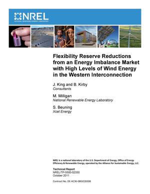 Flexibility Reserve Reductions from an Energy Imbalance Market with High Levels of Wind Energy in the Western Interconnection