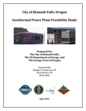 City of Klamath Falls, Oregon Geothermal Power Plant Feasibility Study