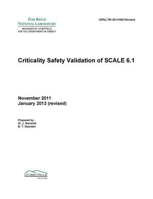 Criticality Safety Validation of SCALE 6.1 (Revised)