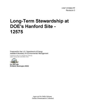 LONG-TERM STEWARDSHIP AT DOE HANFORD SITE - 12575
