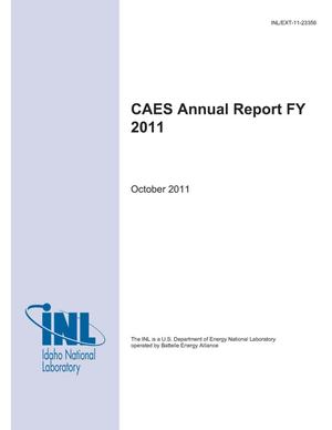 CAES Annual Report FY 2011