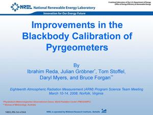 Improvements in the Blackbody Calibration of Pyrgeometers