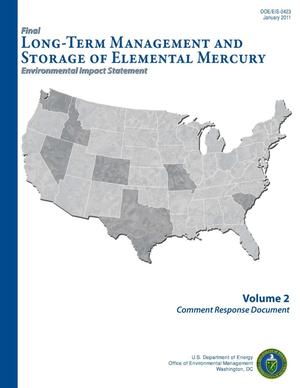 Final Long-Term Management and Storage of Elemental Mercury Environmental Impact Statement Volume 2