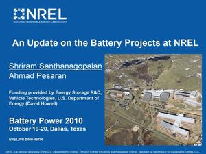 Update on the Battery Projects at NREL