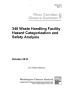 Report: 340 Waste handling Facility Hazard Categorization and Safety Analysis