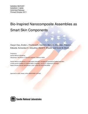 Bio-inspired nanocomposite assemblies as smart skin components.