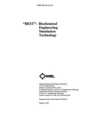BEST: Biochemical Engineering Simulation Technology