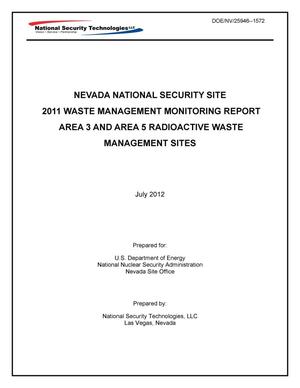 Nevada National Security Site 2011 Waste Management Monitoring Report, Area 3 and Area 5 Radioactive Waste Management Site