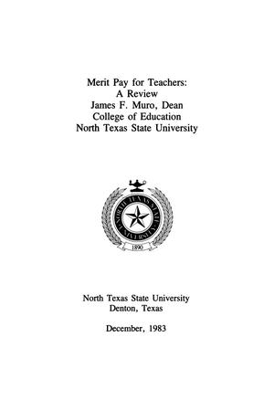 Merit Pay for Teachers: A Review