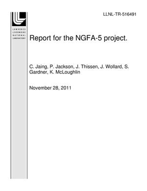 Report for the NGFA-5 project.