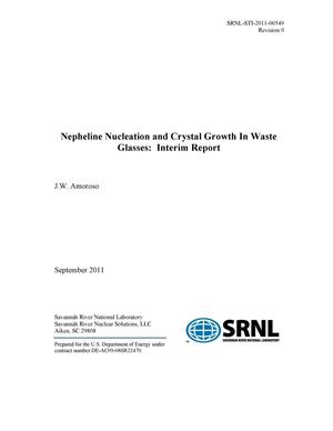 NEPHELINE NUCLEATION AND CRYSTAL GROWTH IN WASTE GLASSES: INTERIM REPORT