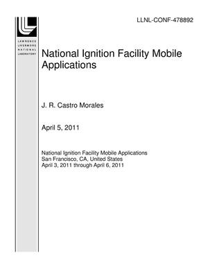 National Ignition Facility Mobile Applications