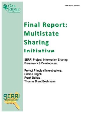 Final Report: Multi-State Sharing Initiative