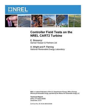 Controller Field Tests on the NREL CART2 Turbine