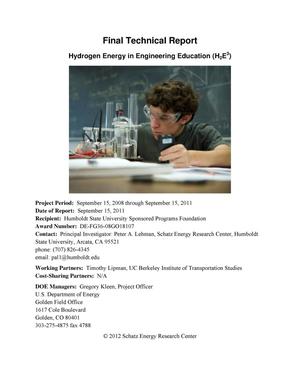 Final Technical Report: Hydrogen Energy in Engineering Education (H2E3)