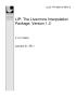 Report: LIP: The Livermore Interpolation Package, Version 1.3