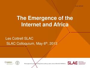 The Emergence of the Internet and Africa