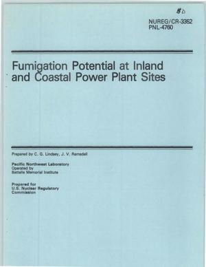Fumigation Potential at Inland and Coastal Power Plant Sites