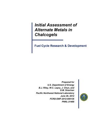 Initial Assessment of Alternate Metals in Chalcogels