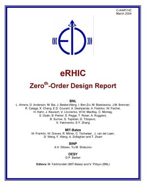 eRHIC Zeroth – Order Design Report