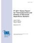 Report: FY-2011 Status Report for Thermodynamics and Kinetics of Advanced Sep…