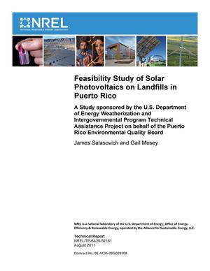 Feasibility Study of Solar Photovoltaics on Landfills in Puerto Rico (Second Study)