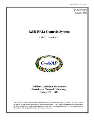R&D ERL: Controls System