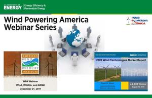 Wind Powering America Webinar Series (Postcard), Wind Powering America (WPA)