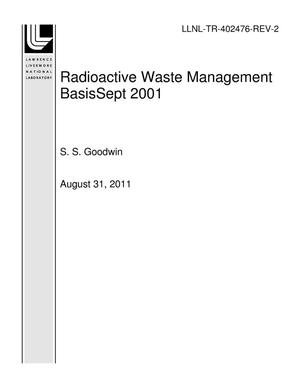 Radioactive Waste Management BasisSept 2001