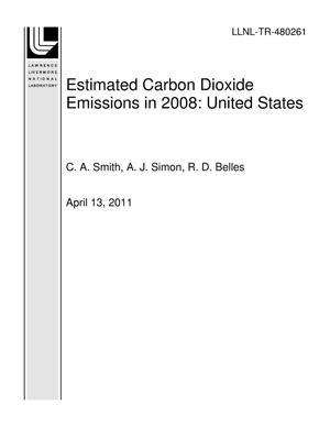 Estimated Carbon Dioxide Emissions in 2008: United States