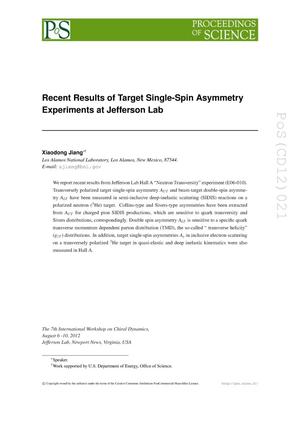 Recent Results of Target Single-Spin Asymmetry Experiments at Jefferson Lab
