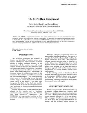 The MINERvA Experiment